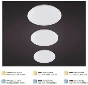 Plafoniera LED design minimalist ZERO II 50W 5000K