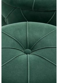 SET 2x taburet POLLY d. 40/44 cm verde/auriu