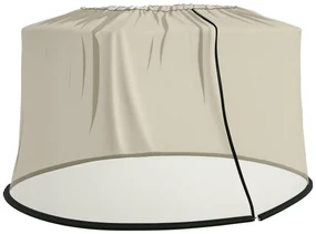 Outsunny Plasă de Țânțari pentru Umbrelă cu Ochiuri Dense și Deschidere cu Fermoar, 3x2,3 m, Bej | Aosom Romania