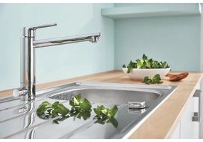 GROHE 31696000 - Baterie pentru chiuvetă BAUEDGE, crom lucios