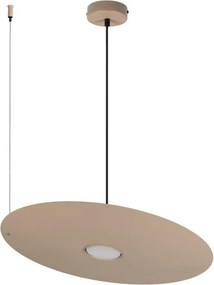 Lustră suspendată pe cablu PIATTO 1xGX53/15W/230V, diam. 45 cm, bej