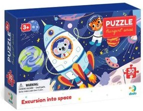 PUZZLE - CALATORIE PRIN SPATIU (30 PIESE) - DODO (DO300374)