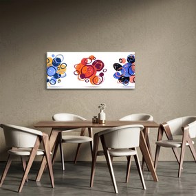 Tabloul cercuri colorate (120x50 cm)