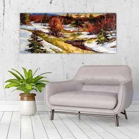 Tablou - Sosirea primăverii (120x50 cm)