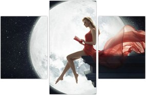 Tablou - Femeia sub clar de lună (90x60 cm)