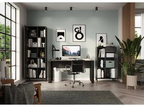 Bibliotecă gri antracit 64x190x34 cm Rovigo – Germania