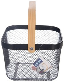 Coș de depozitare din sârmă din metal 24,5x24,5x30 cm Radka – Orion