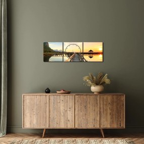 Tablou cu pod (cu ceas) (90x30 cm)