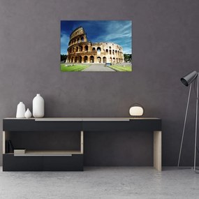 Tablou pe sticlă - Colosseum din Roma, Italia (70x50 cm)