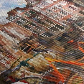 Tablou - Amsterdam, pictură (120x50 cm)