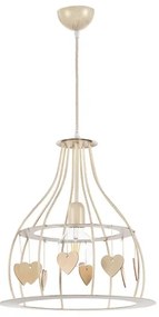 Lustră pe cablu ONLI LEONILDE 1xE27/15W/230V bej