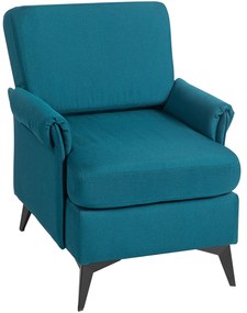 HOMCOM Fotoliu Modern Fotoliu Confortabil pentru Semineu Scaun de Efect din Panza pentru Camera de Zi Dormitor Biroul de Acasa Verde fotoliu pentru oaspeți sufragerie camera de zi dormitor dormitor interior casă | Aosom Romania