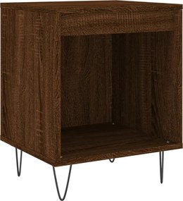 vidaXL Noptieră, stejar maro, 40x35x50 cm, lemn compozit