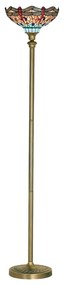 Lampadar cu sticla tiffany Dragonfly