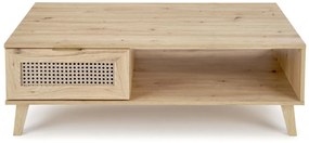 Masa de cafea Borneo LAW-1 stejar artizan/negru L120 cm