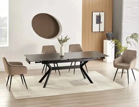 Masa extensibila Imperia neagra L160-220xl90