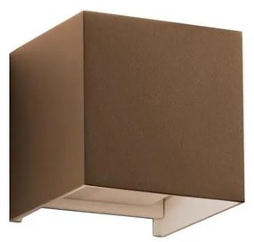 Aplică LED de exterior Ideal Lux ATOM LED/12W/230V IP54 maro