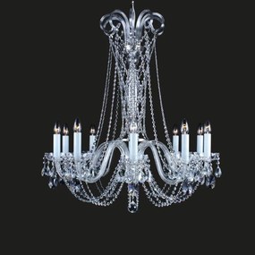 Lustra 10 brate cristal Bohemia L11 918/10/1-A