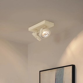 Spotlight modern plafon bej G9 rotund cu rotire si inclinare 2 lumini - Go