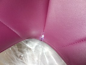 OFERTA Scaun de birou AVOLA de culoare visiniu din piele ecologica calitatea II.