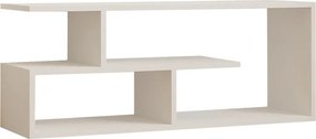 Comoda TV Waldor, din melamina, culoare alb, 100 x 29.5 x 40 cm
