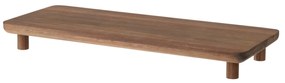 Tava cu picioare Table din lemn acacia 36x15 cm
