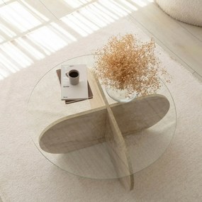 Măsuță de cafea Bubble Travertine