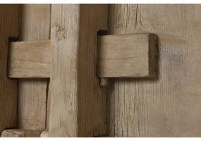 Bufet din lemn masiv reciclat, sculptat manual, Ervino