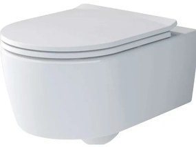 Set vas WC rimless suspendat, Villeroy&amp;Boch Soul, cu capac inchidere lenta si rezervor Geberit Duofix Sigma UP320