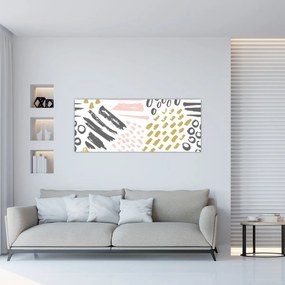 Tablou - Accidente vasculare cerebrale abstracte (120x50 cm)