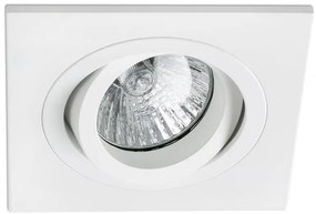 Rama spot directionabil, incastrabil, alb, dim. 9,2x9,2cm RADON-C, 43396