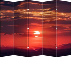 Paravan - Soarele colorat (210x170 cm)