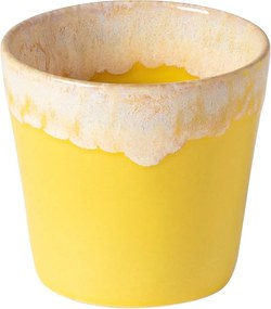 Ceașcă galbenă/albă din gresie 210 ml Grespresso – Costa Nova