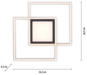 Plafonieră LED JUST LIGHT. 14144-18 ASMIN LED/26W/230V