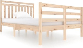 vidaXL Cadru de pat, 120x200 cm, lemn masiv