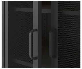 Dulap negru 80x170 cm Diora – Marckeric