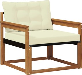 vidaXL Set de canapele de exterior Lemn solid de Acacia și Textilene