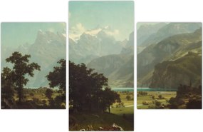 Tablou - Albert Bierstadt, Lake Lucerne, reproducere (90x60 cm)