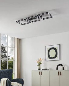 Plafonieră LED ALTAFLOR 3xLED/11,2W/230V neagră Eglo 99789