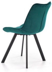 Set 4 scaune K332 velvet turcoaz