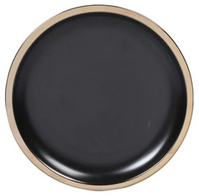 Farfurie intinsa Finesse din portelan negru 27 cm