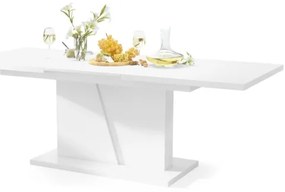 Masă extensibilă de dining NINO albă