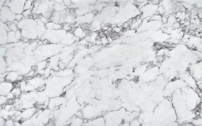 Masa extensibila Peroni marmura alba/negru - L100-250 cm