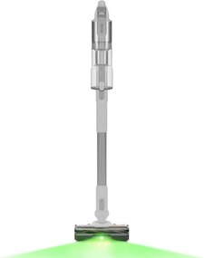 Aspirator vertical Levoit VortexIQ LSV-V221-VEU, 210 W, 0,85 l, 50 min, 3 trepte de putere, Lumina verde la peria NeoSight™, Filtru HEPA cu 5 trepte, Cap rotativ la 180°, Alb/Argintiu