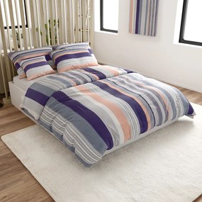 Lenjerie de pat din bumbac gri, NABON
