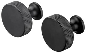 Cârlige negre 2 buc. de montat pe perete din metal Rof – Blomus