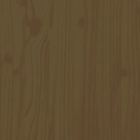 Jardiniera, maro miere, 40x40x81 cm, lemn masiv de pin