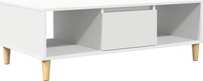 vidaXL Masă de cafea Alb 102 x 55 x 35 cm Lemn compozit