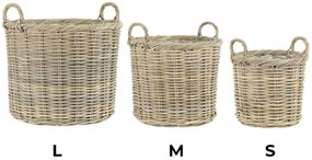 IB Laursen Ghiveci din ratan cu interior din plastic - diferite dimensiuni Marime: M