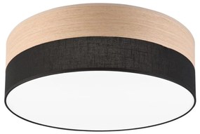 Plafonieră LED SIRJA WOOD LED/36W/230V d. 45 cm negru/stejar